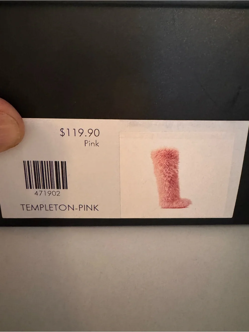 Azalea Wang TEMPLETON Pink Furry Thigh-High Boots – NIB 💕✨